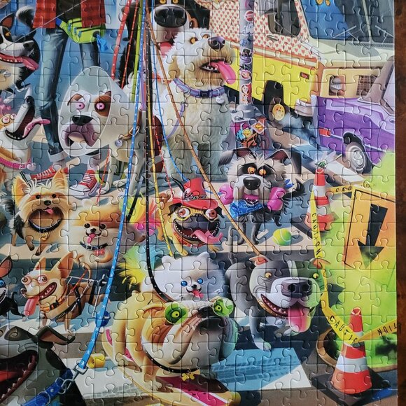 Ravensburger 500 Piece Puzzle - "The Dog Walker" - Picture 6 of 7
